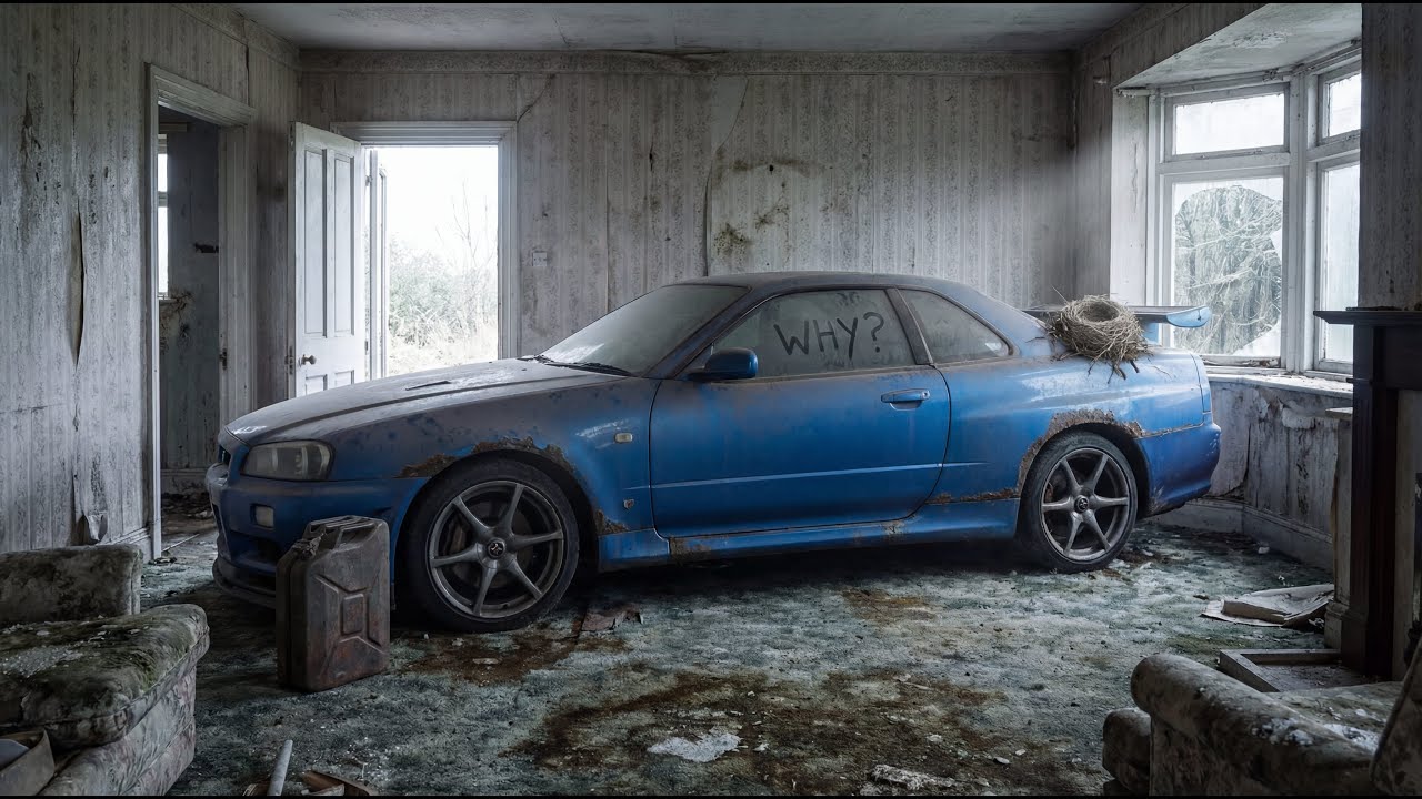 ASMR Car Restoration | Nissan Skyline GTR R34V Spec II Nür 2002 Full Restoration | From Rust To Road
