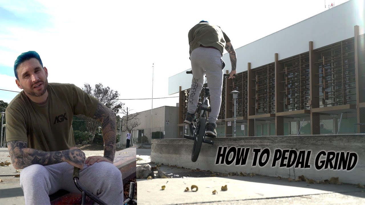How To Pedal Grind 180 BMX!