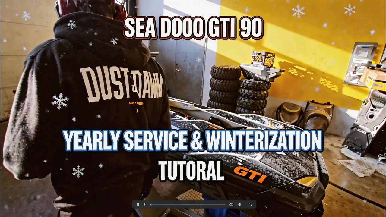 Sea-Doo GTI 90 Winterization & Service Mastery: DIY Hacks to Save $500+ ! (Step-by-Step Guide)