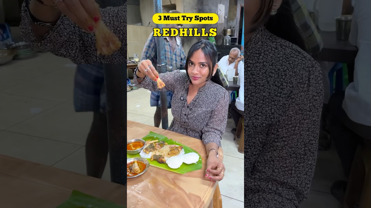 🤯3 Must Try Food Spots in Redhills🔥‼️ #foodiesfindings