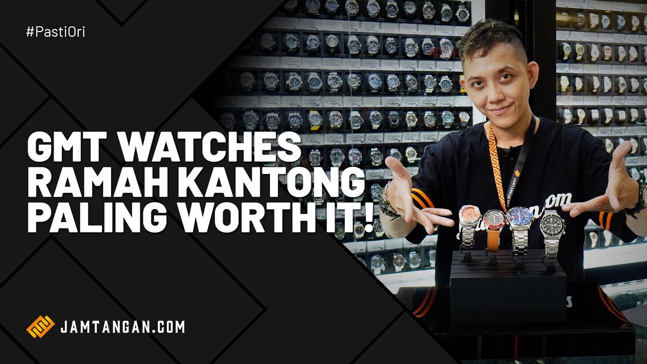 PANTAU 2 ZONA WAKTU GAK PAKE MAHAL! Rekomendasi Jam Tangan GMT Budget 2-3 Jutaan