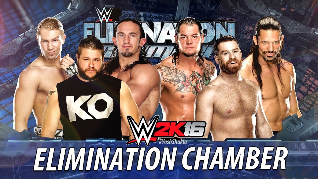 WWE 2K16 - ELIMINATION CHAMBER MATCH | PS4 Gameplay