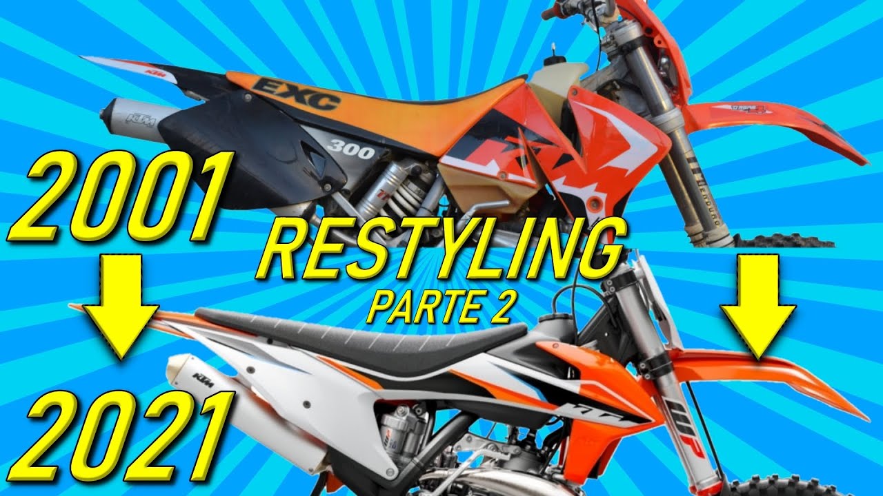 PROGETTO KTM 300 MOTARD EP.3: RESTYLING PLASTICHE DA 2001 A 2021 (seconda parte)