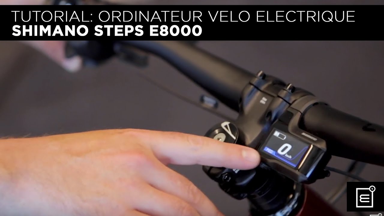 TUTORIAL: Ordinateur Velo Electrique Shimano Steps E8000 // E2 Sport Montreal Expert en Ebike