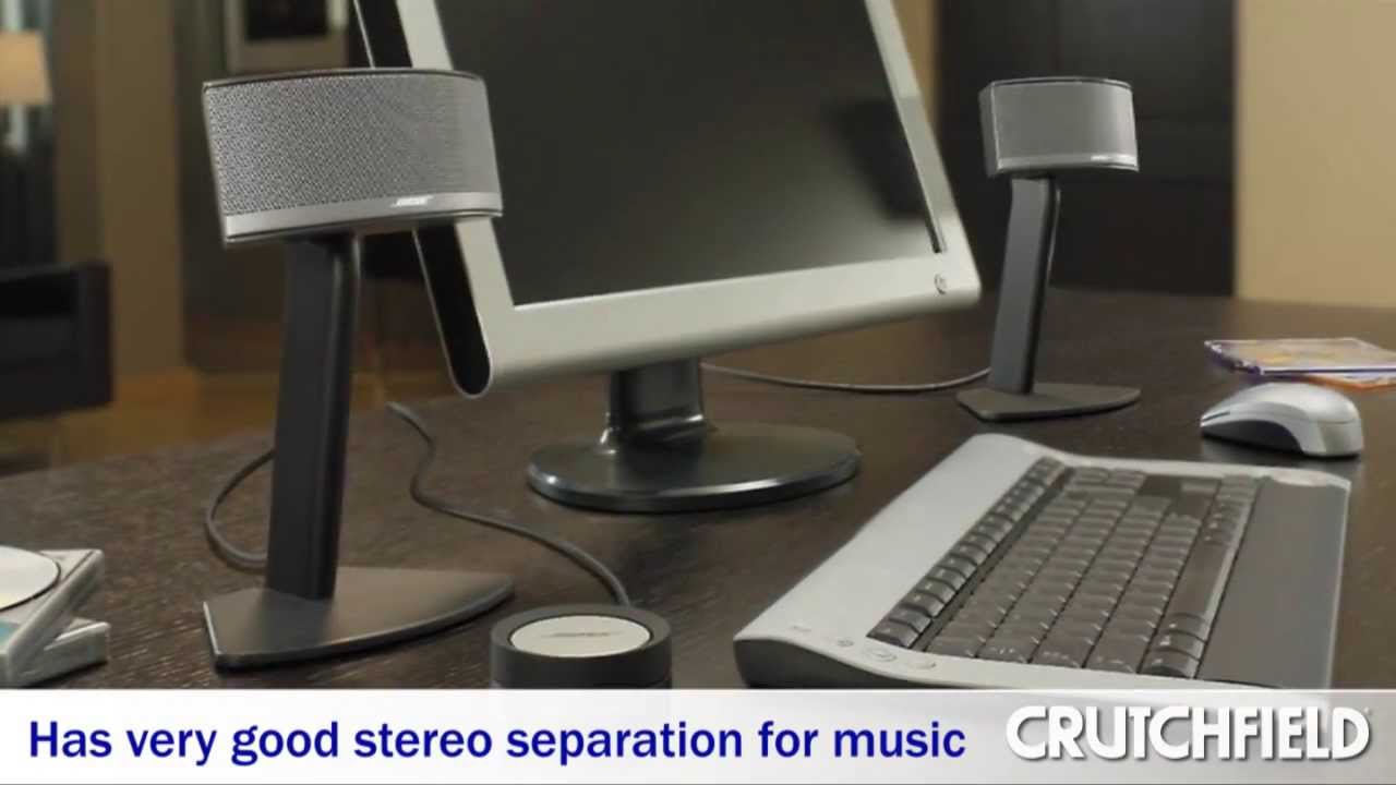 Bose Companion 5 Multimedia Speaker System Review | Crutchfield Video
