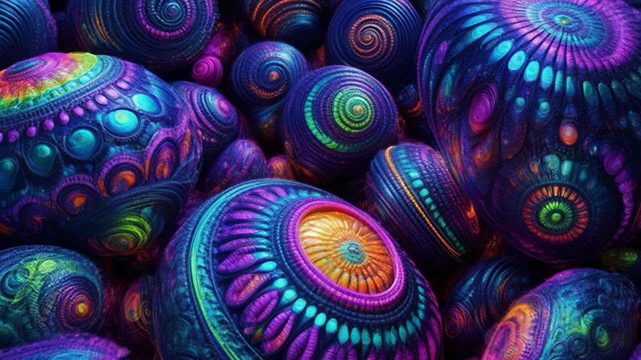 [4K] Psychedelic Visuals for LSD Trips | The Chrysalis of Light
