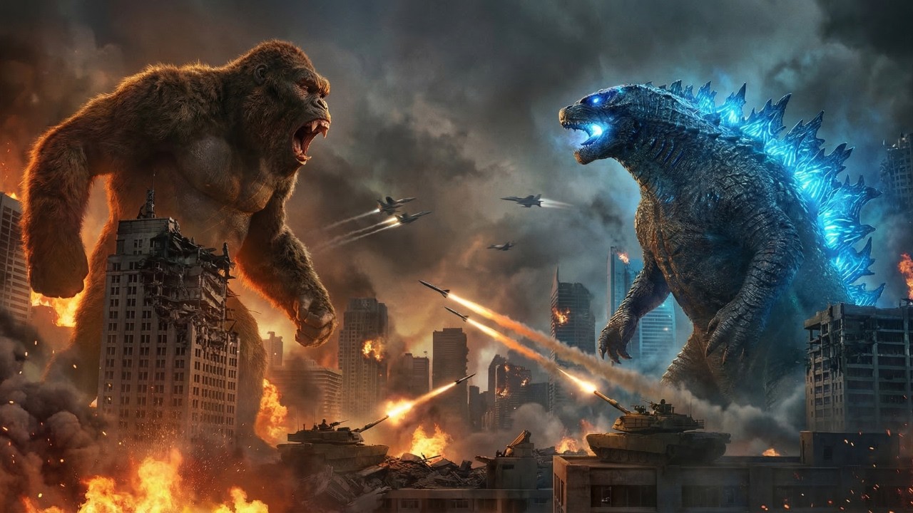 King Kong & Godzilla vs The World’s Military | Ultimate Monster War