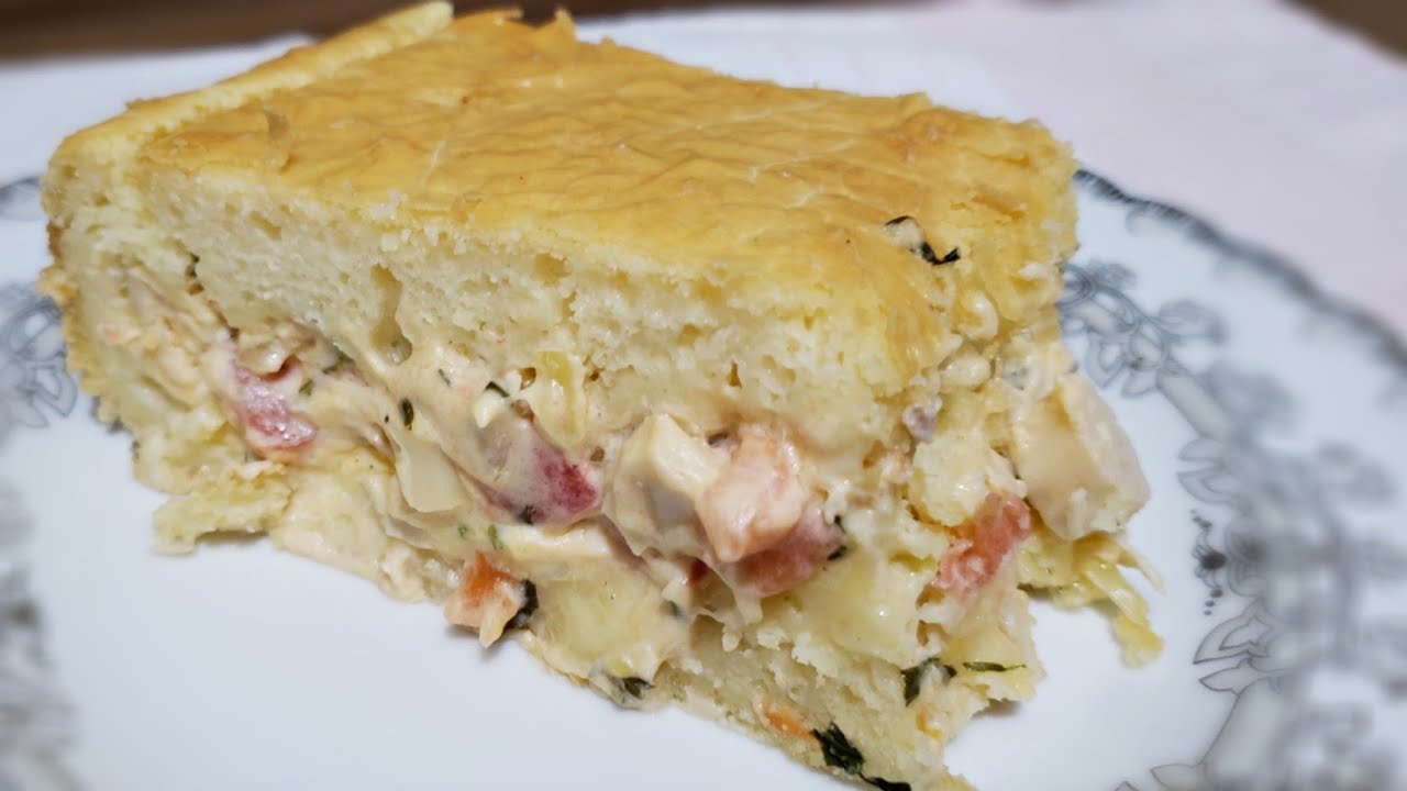 TORTA de PALMITO de liquidificador com RECHEIO CREMOSO! Massa super leve