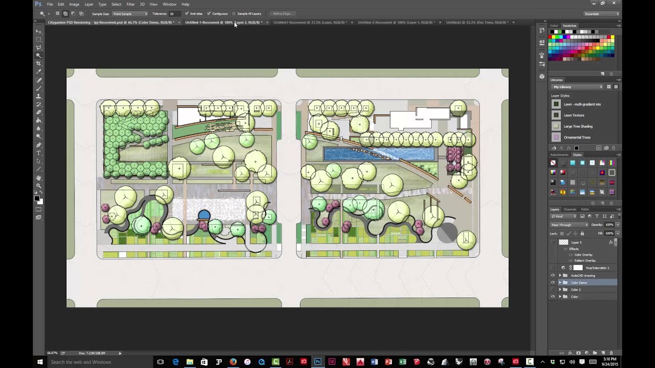 AutoCAD to Photoshop Part Three: Rendering Techniques