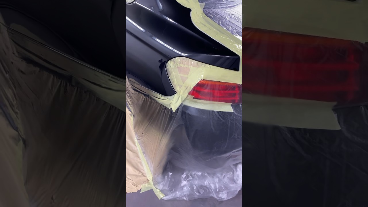BMW quarter paint #spraypainting #reels #car #paintspraying #paint #carpainting #carcare #spray