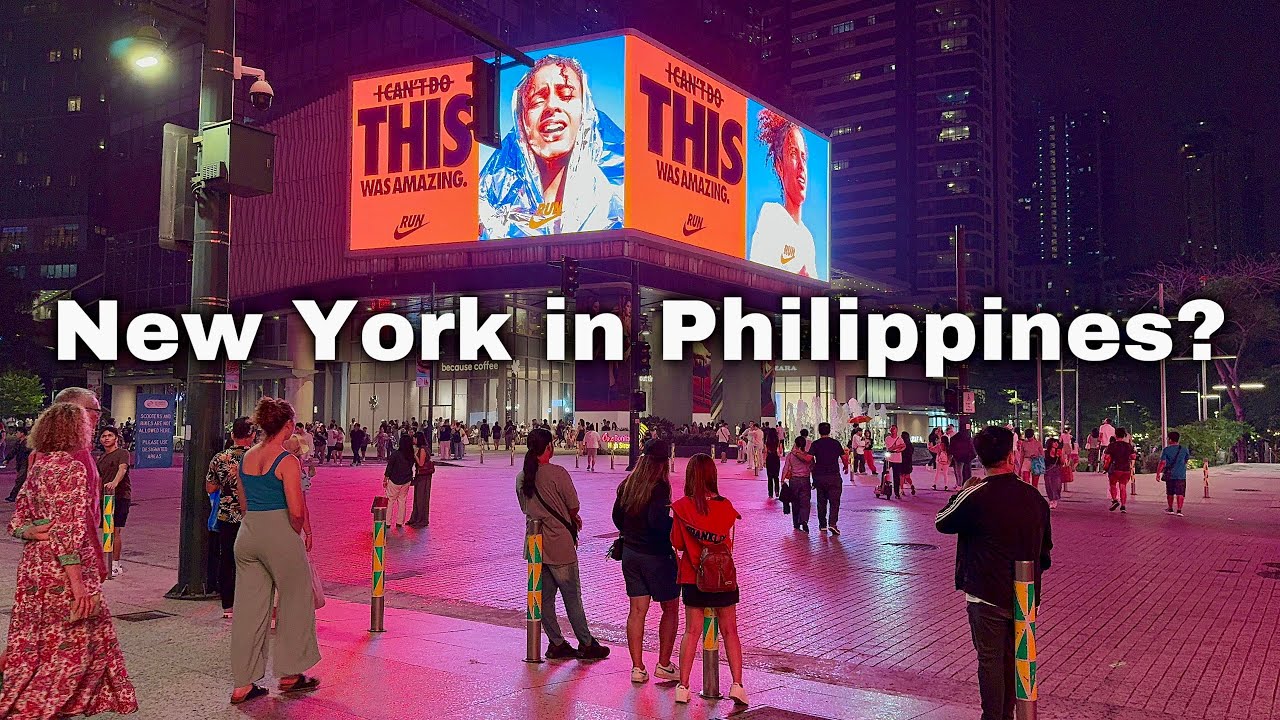 Is BGC the Philippines Version of New York? Night Walk Through BGC in Metro Manila