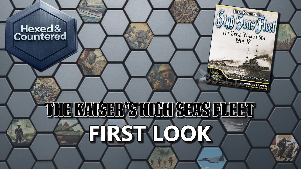 Флотилия открытого моря Кайзера (Compass Games) &mdash; первый взгляд