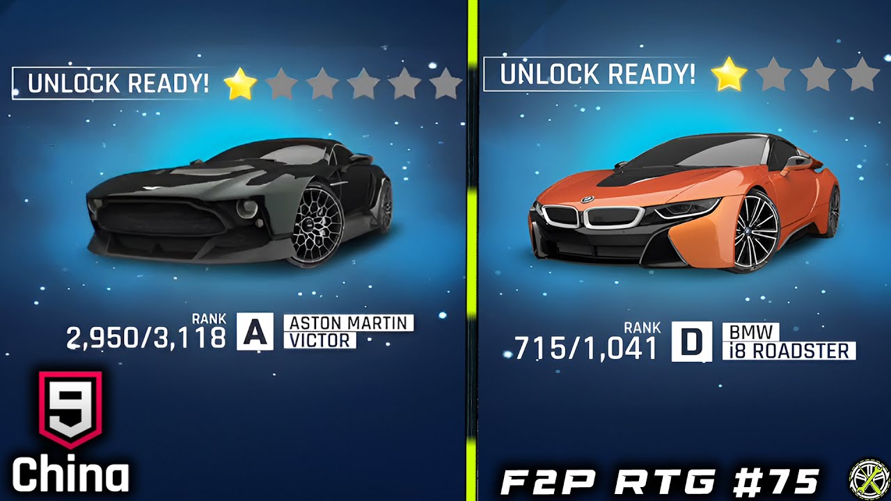 Asphalt 9 CN | Unlocking Aston Martin Victor & BMW i8 | F2P RTG #75