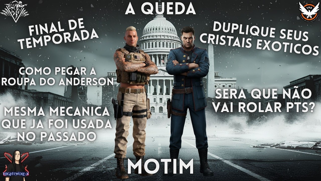 The Division 2 - Motim FINAL / A Queda / Como Duplicar os Cristais /  Roupa do Anderson / Bichon?