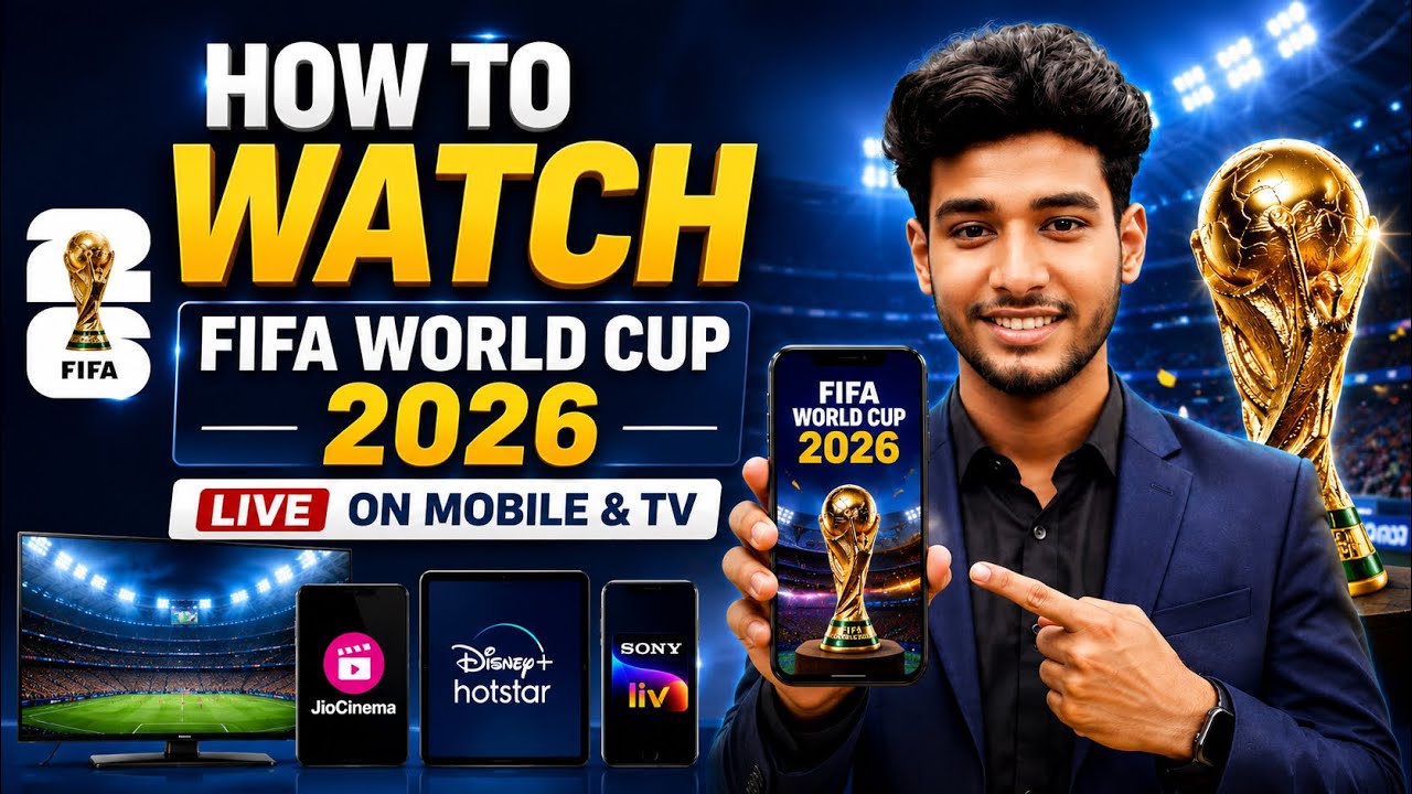 🏆 How To Watch FIFA World Cup 2026 LIVE on Mobile & TV 📱📺 | Complete Viewing Guide 🌍⚽