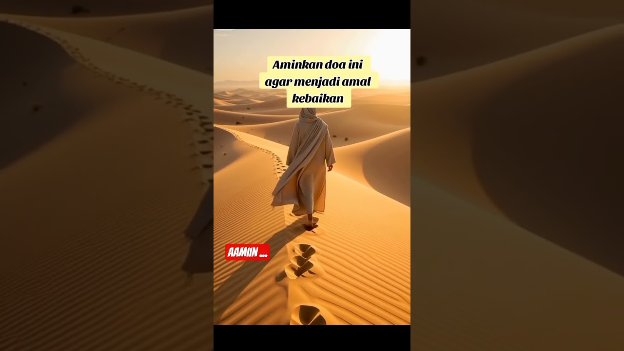 Aminkan doa ini agar menjadi amal kebaikan 