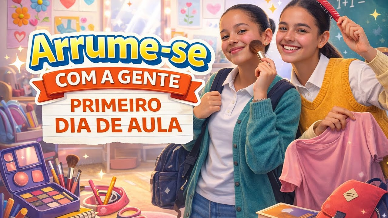 GRWM:Nosso Primeiro Dia De Aula!🫶🏼💕