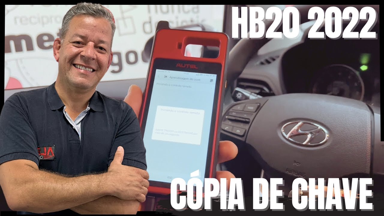 CHAVE HYUNDAI HB20 2022 - cópia canivete HB20 