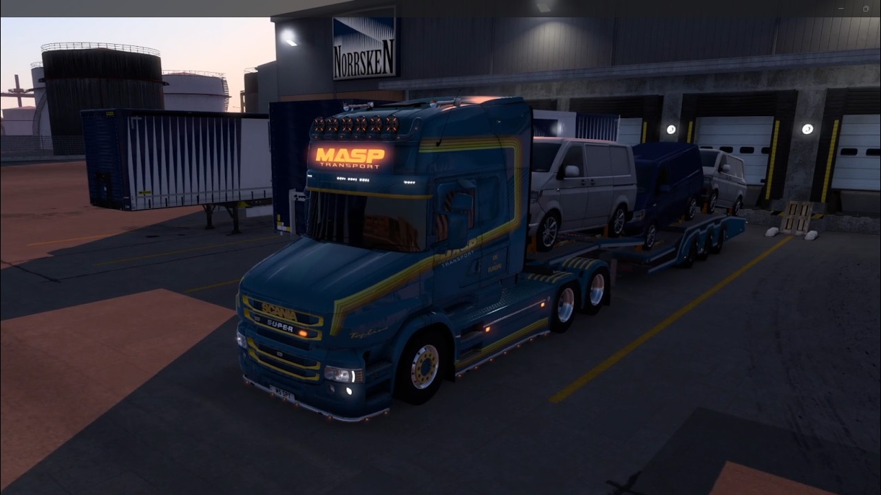 ETS2 In the Scania 6 Series T-Cab from Galway to Birmingham