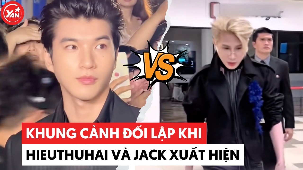 Khung cảnh đối lập khi HIEUTHUHAI và Jack xuất hiện #hieuthuhai #j97jack