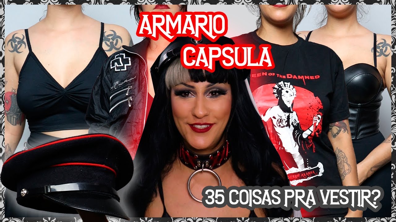 ARMÁRIO CÁPSULA: MONTANDO SEU GUARDA-ROUPA GÓTICO COM POUCAS PEÇAS | NOSFEROTIKA
