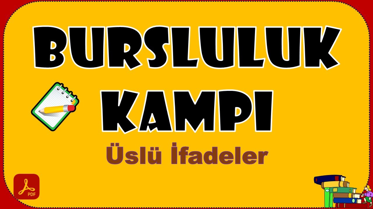 2024 BURSLULUK KAMPI | ÜSLÜ İFADELER | 8.SINIF(20 SORU+PDF)