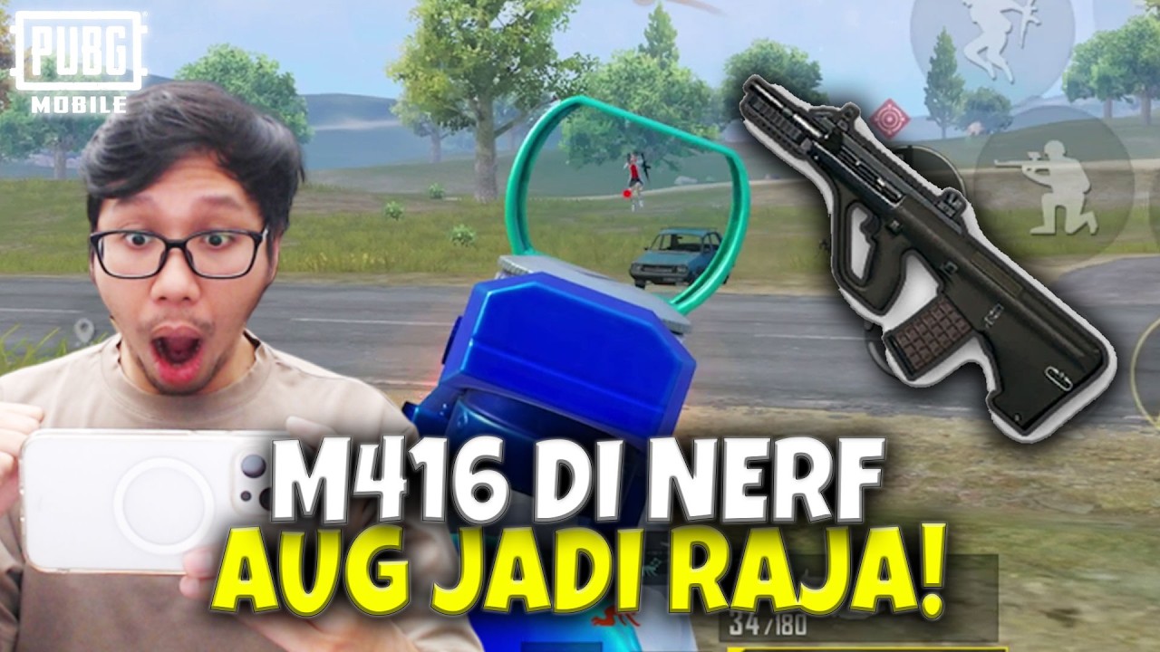 INI DIA PENGGANTI M416! AUG TERBARU JADI PALING SAKIT! - PUBG MOBILE