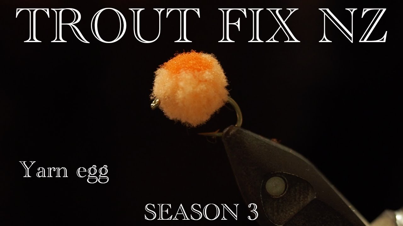 FRIDAY FLY DAY Fly tying Yarn Glow bug egg an a cheap easy home made tool to use