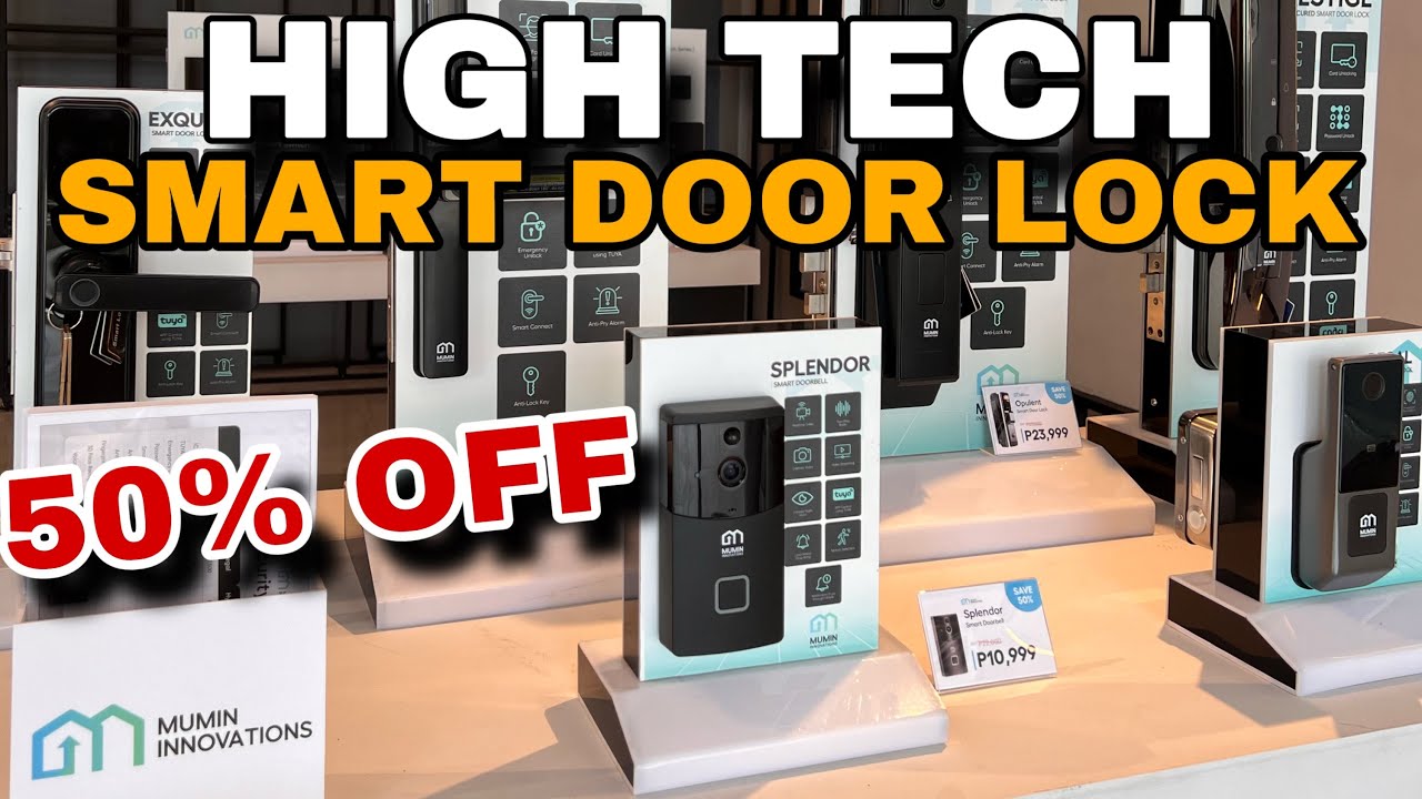 May Ganito Palang HIGH TECH na SMART Door Lock 50% OFF | FREE SHIPPING || TourVlog