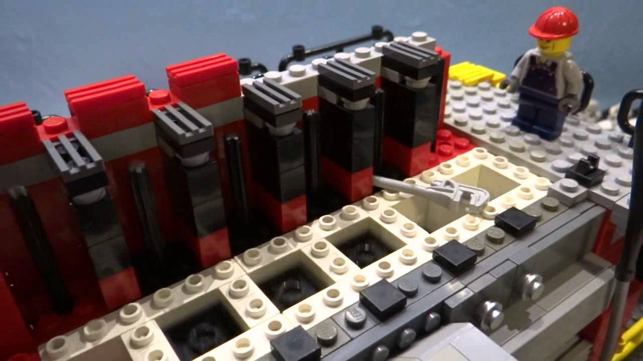 LEGO Marine Diesel Engine Minifigure Scale