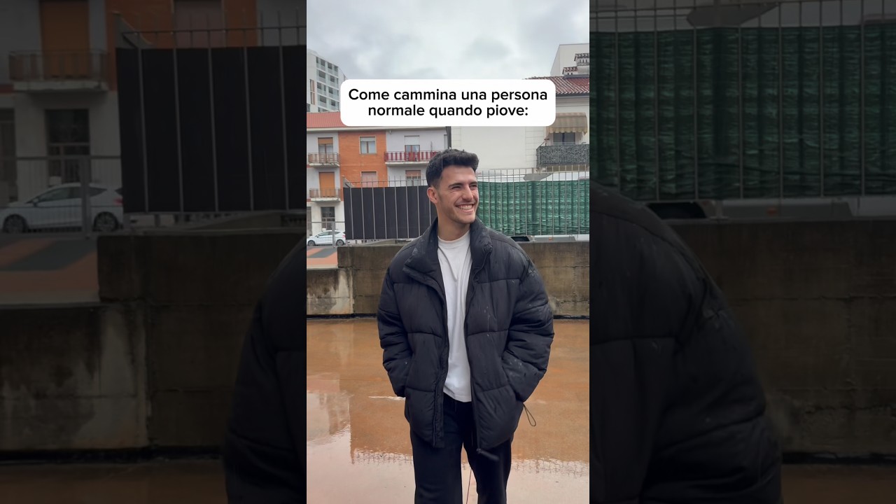 Non sono l&rsquo;unico. #pov #pioggia #ironia