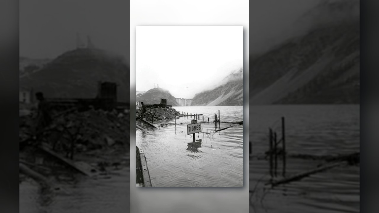Le Sacrifice de Tignes - Un Village Sous 235 M&egrave;tres d'Eau! #shorts