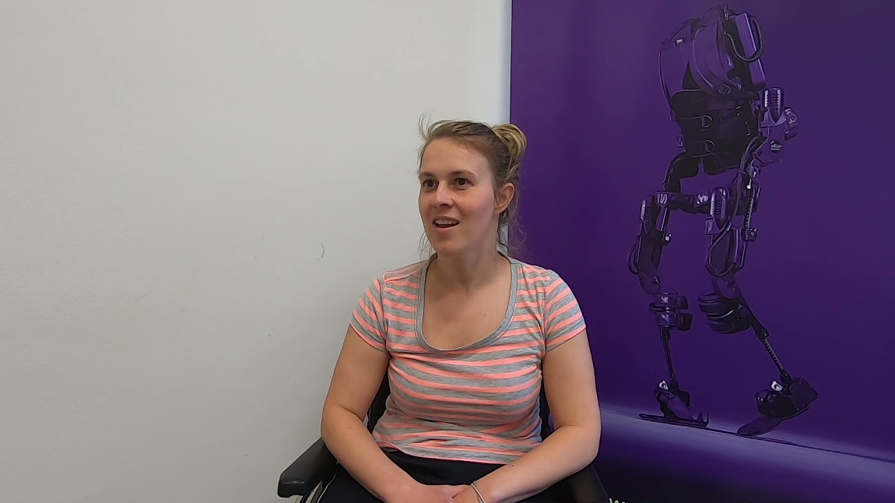 Demo Exoskelettale Gangtherapie mit EksoNR