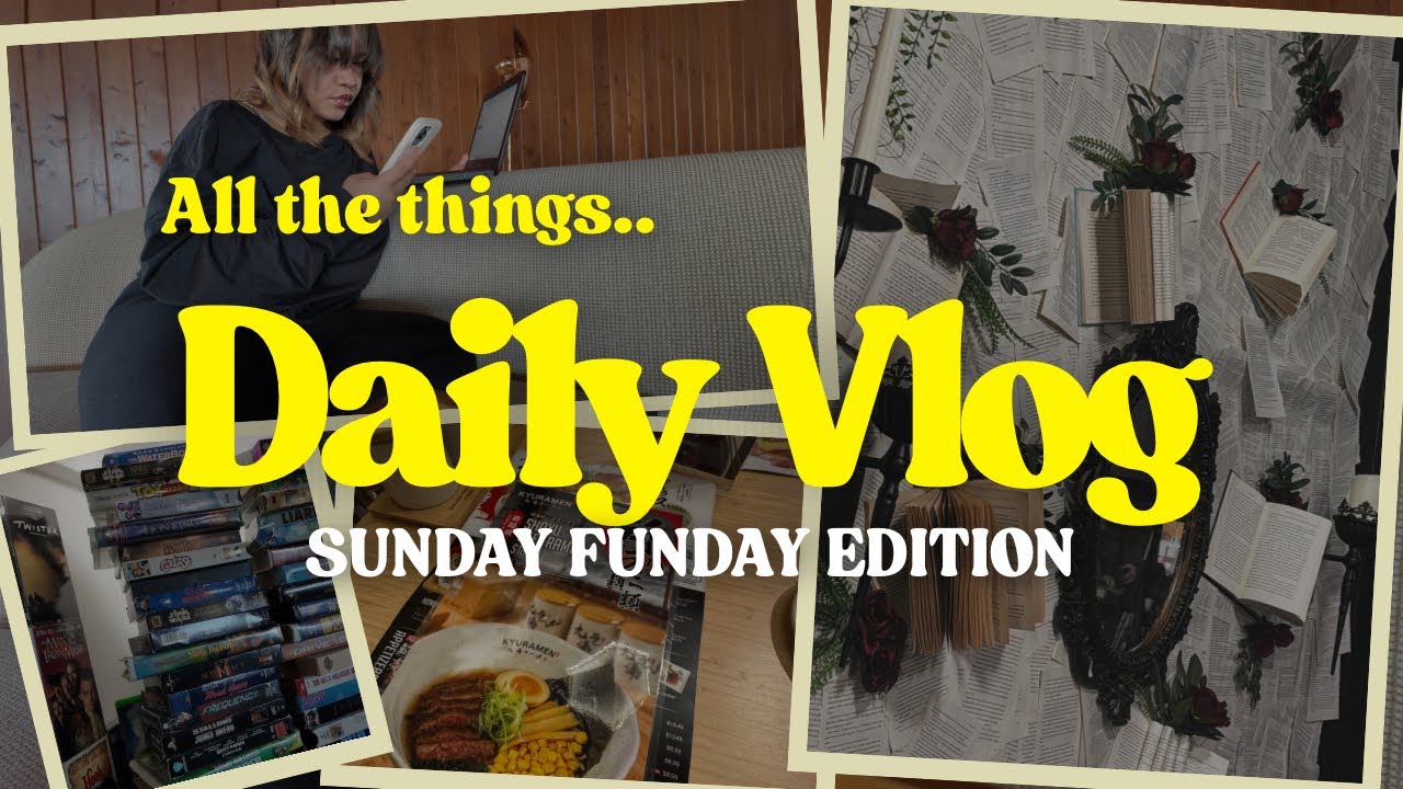 Spend Sunday Funday With Me!!  Vintage shopping | Breakfast| Book Store Grand Opening | Dinner
