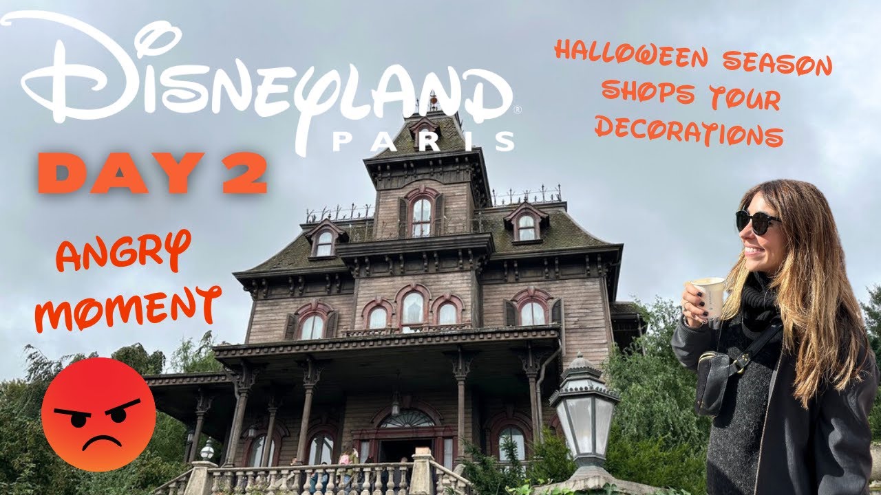 disneyland paris vlog: halloween decorations, full shops tour, breakfast at the Art of Marvel hotel