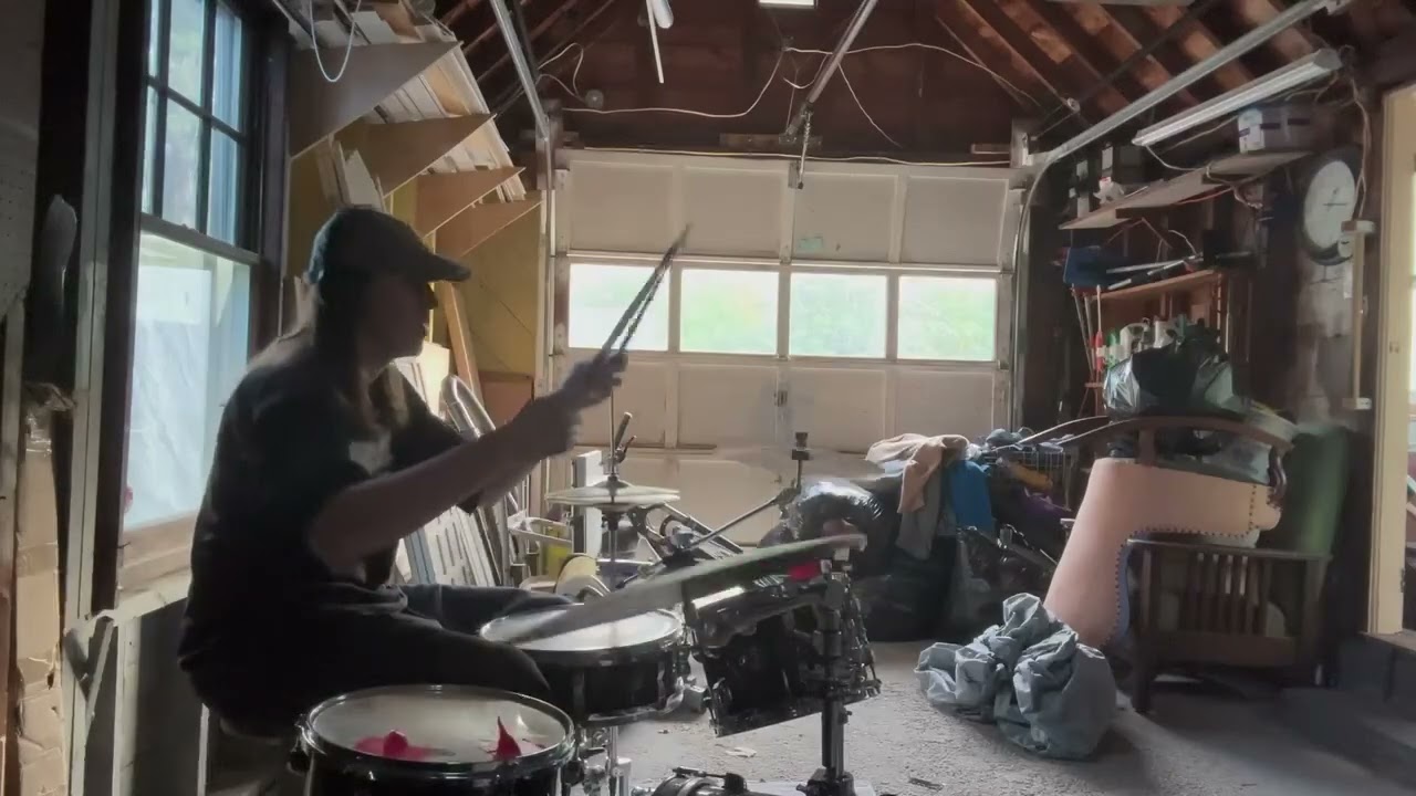 Charlie Page drumming to “Hooker with a penis” by TOOL in America 2025