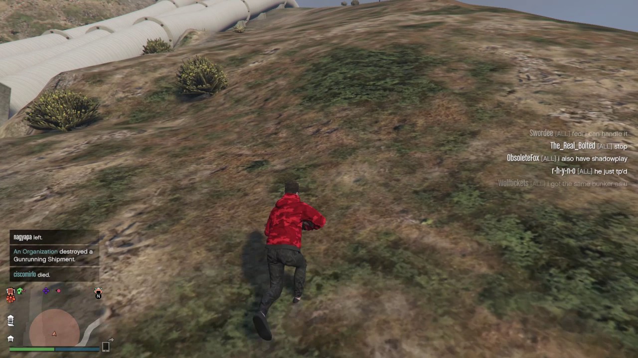 MrBossFTW using a modder so nobody can stop him doing free-roam missions (Read the description)