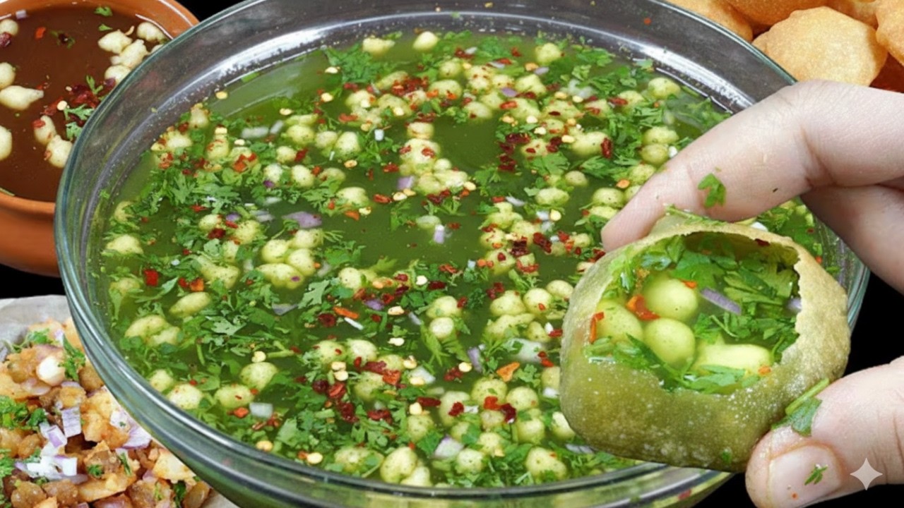 पानीपूरी का ठंडा मसालेदार तीखा पानी जिसके आगे ठेले वाले भी फ़ैल है | Homemade Pani Puri Recipe