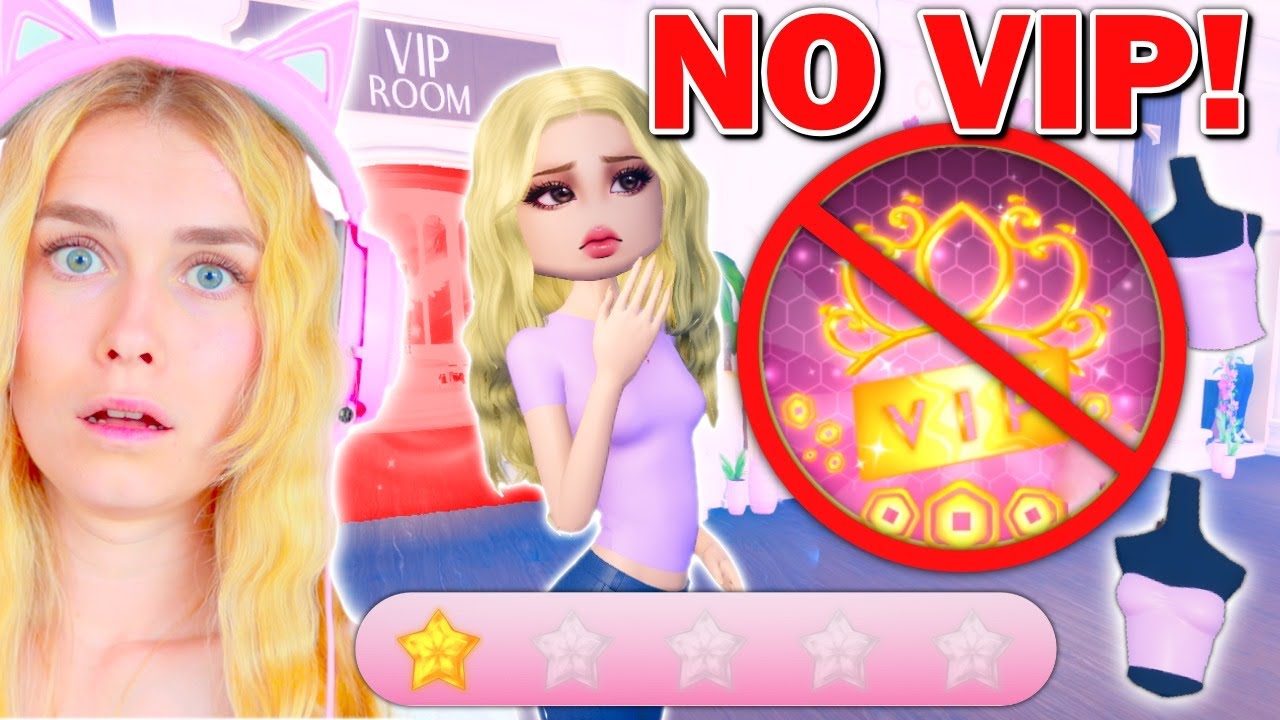 NO VIP Challenge In Dress To Impress! (Roblox)