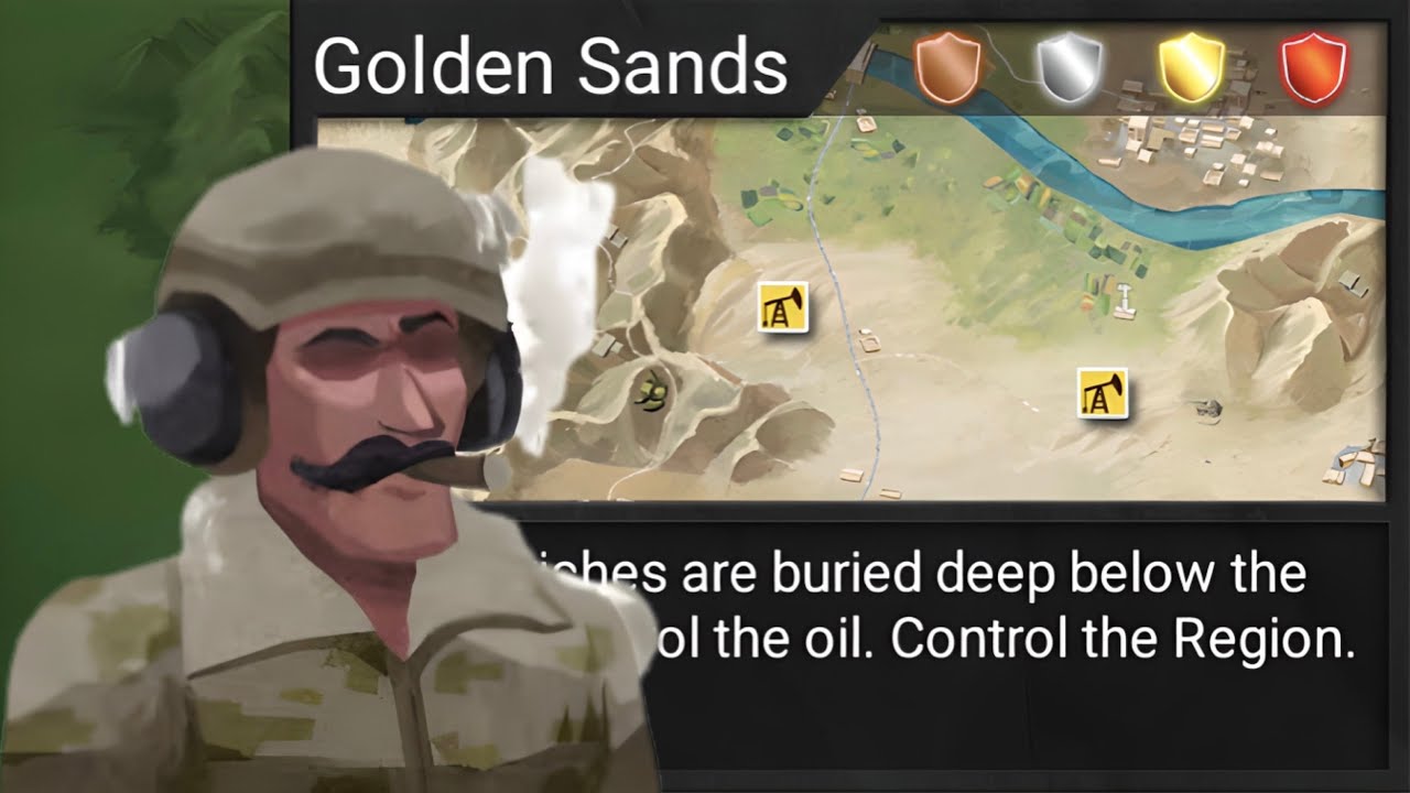 Rebel Inc: Golden Sands - Tank Commander [Mega-Brutal]
