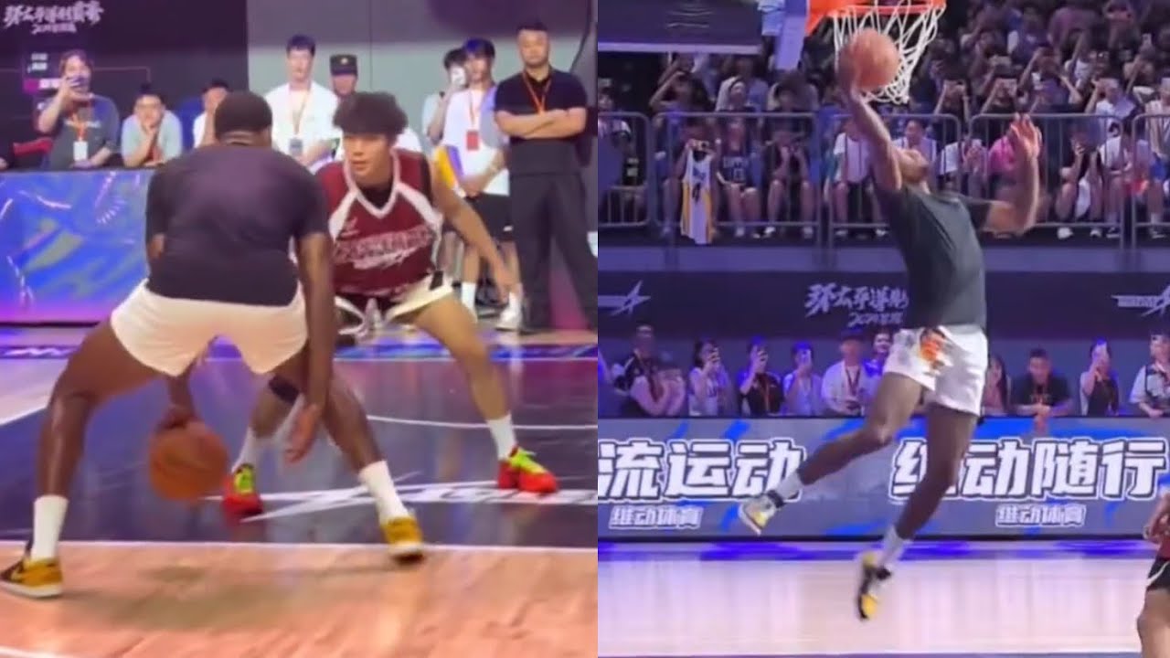 Paul George shocks entire crowd after humiliating Chinese street player 😳