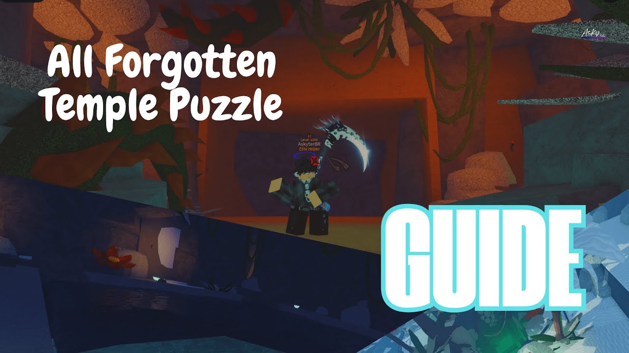 GUIDE To Comple All Forgotten Temple Puzzle | And Open Mossjaw Rest - Roblox Fisch