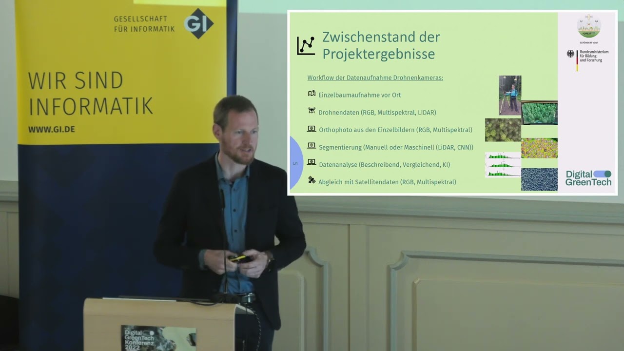 Dr. Sebastian Paczkowski: Ein digitales Wald&ouml;kosystem-Monitoring | Digital GreenTech Konferenz 2022