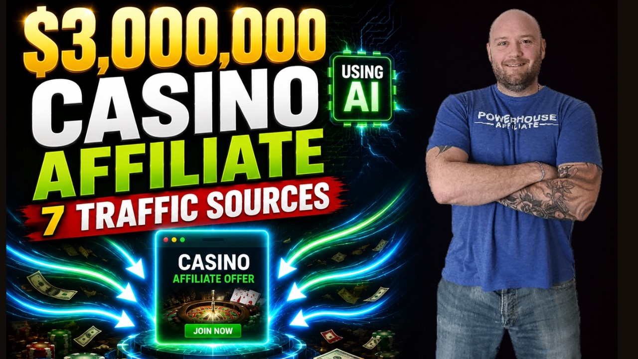 $3,000,000 Casino Affiliate Traffic Hacks for iGaming Offers (AI Changes Everything!)