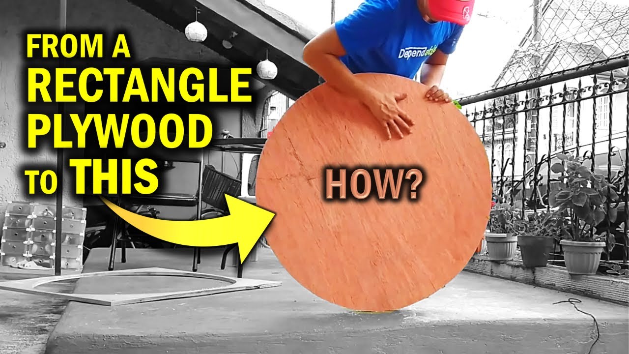 Master the Art of Drawing & Cutting Big Circles from Plywood