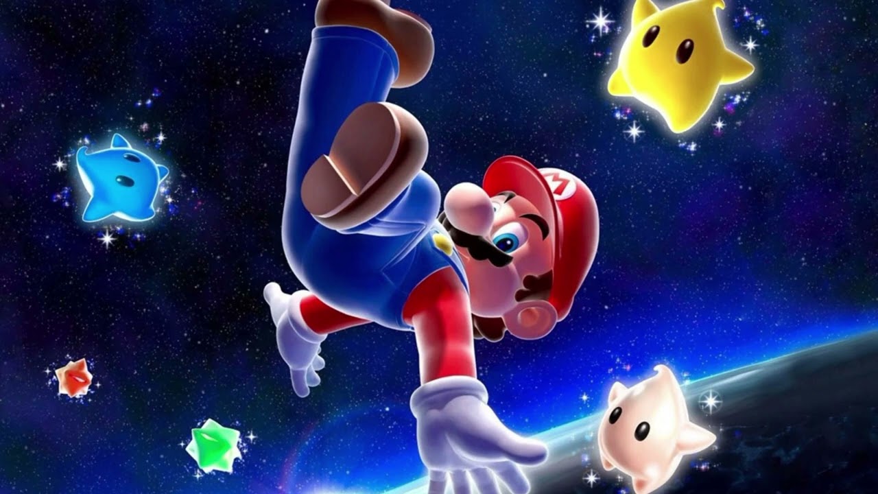 Relaxing Music From Super Mario Galaxy 1 & 2 With Rain & Starbit sound effects to sleep/relax to