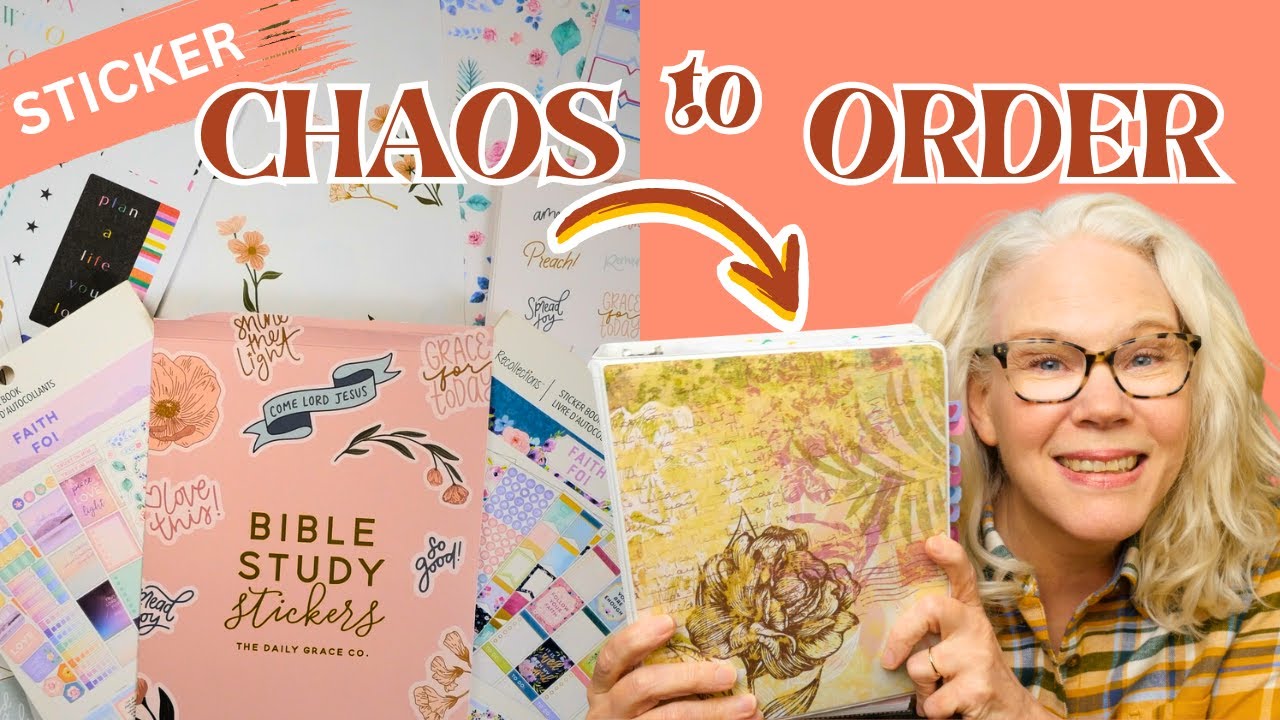 Watch me transform my planner sticker organization!