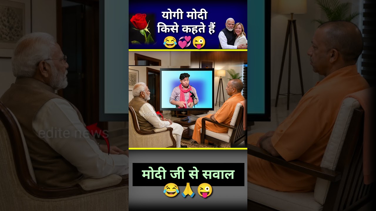योगी मोदी किसे कहते हैं//😂❤️😜#yogi #modi #funny #memes #jokes #lovestory #shorts #short