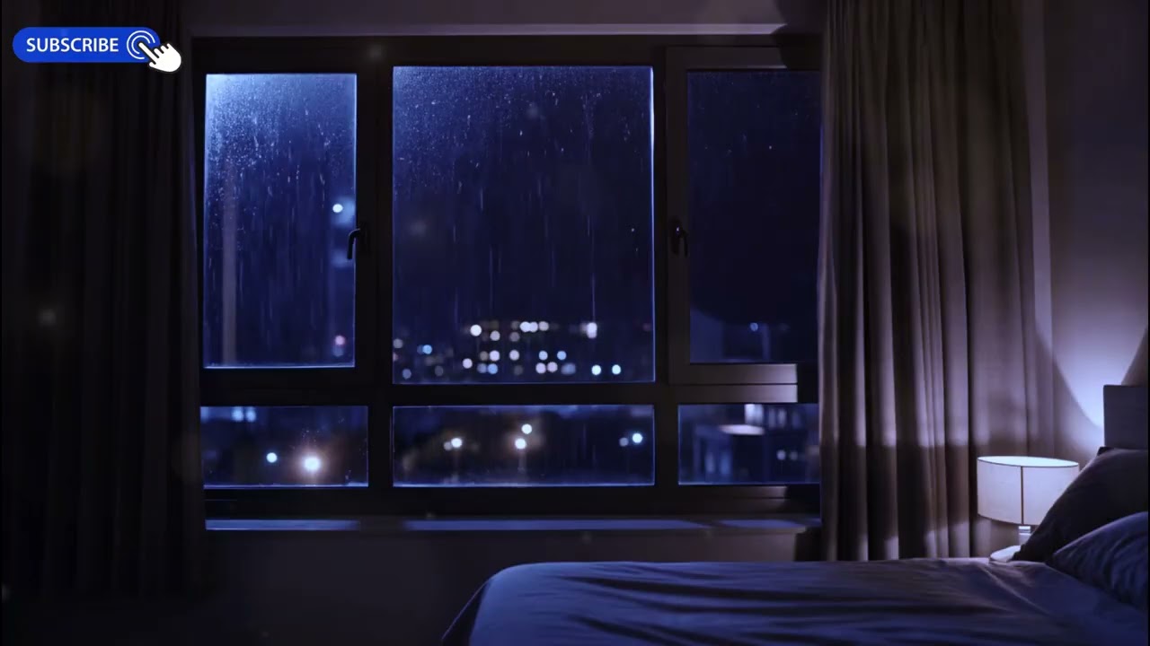 Soft Piano with Rainfall 🌧️ 3H Healing Sleep Music
