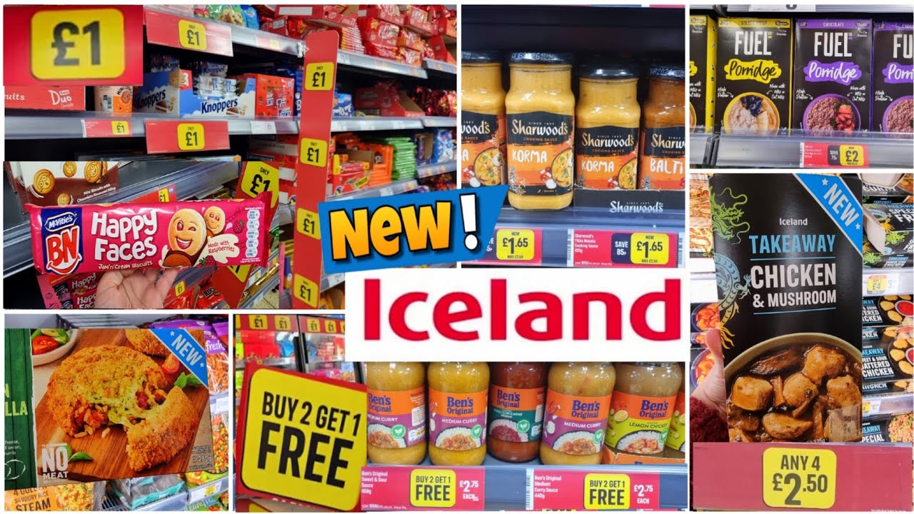 Iceland  GROCERY Shopping 🇬🇧  £1 Meals Deals - New Products  2025
